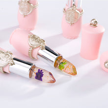 Laden Sie das Bild in den Galerie-Viewer, Lippenstift Lippenbalsam Blumen transparent Farbwechsel Gelee feuchtigkeitsspendende natürliche