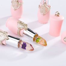Load image into Gallery viewer, lipstick lip balm Flowers transparent color changing jelly moisturizing natural