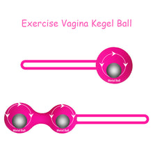 Load image into Gallery viewer, Safe Silicone Smart Ball Kegel Ball Ben Wa Ball Vagina Tighten Exercise Machine Vaginal Geisha Ball Sex Toys for Women