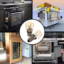 Laden Sie das Bild in den Galerie-Viewer, Nopsra Hochtemperatur-Glühbirnen für 300 Grad Backofen, Toaster/Dampf, Dunstabzugshaube