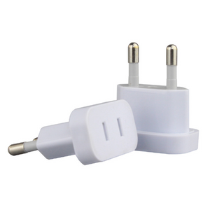 Adapter 2 Rundsteckdose Konverter Reisestecker Stromadapter Steckdose China zu EU Stecker