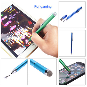 Paloxy 2in1 Capacitive Pen Touch Screen Drawing Pen Stylus with Conductive Touch Sucker Microfiber Touch Head for Tablet PC Smart Phone