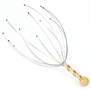 1 Stücke Kopf Massager Neck Massage Octopus Kopfhaut Stress Entspannen Spa Healing Legierung Kostenloser Versand
