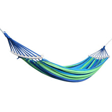 Load image into Gallery viewer, Double Hammock 450 Lbs Portable Travel Camping Hanging Hammock Swing Lazy Chair Canvas Hammocks by Goallout