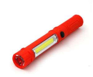 LED Flashlights Portable Light Working Inspection light Multifunction Maintenance flashlight Hand Torch lamp With Magnet AAA
