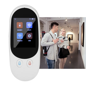 Paioisl F1 Tragbarer WLAN-Smart-Sprachübersetzer, global, 52 Sprachen, 74 Dialekte, zeitgemäßer Taschendolmetscher