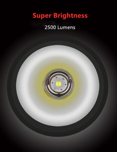 High Power 25W LED Anti-drop Portable searchlight Rechargeab Hunting Camping LED illumination Lamp Waterproof Handheld spotlight
