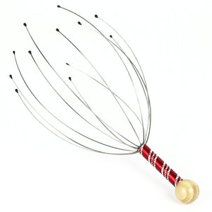 1 Stücke Kopf Massager Neck Massage Octopus Kopfhaut Stress Entspannen Spa Healing Legierung Kostenloser Versand
