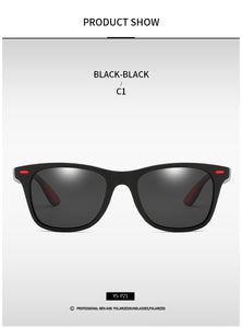 Klassische polarisierte Sonnenbrille Männer Frauen Markendesign Fahren quadratischen Rahmen Sonnenbrille männliche Schutzbrille
