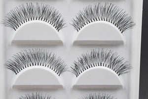 5 Pairs Natural Black Long Sparse Cross False Eyelashes Fake Eye Lashes Extensions Makeup Tools by Tacitmeet