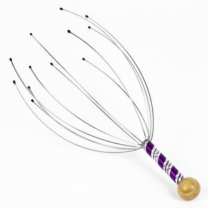 1 Stücke Kopf Massager Neck Massage Octopus Kopfhaut Stress Entspannen Spa Healing Legierung Kostenloser Versand