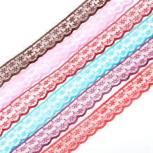 Load image into Gallery viewer, New 10 Yards Fabric Trimming Lace Ribbon 2 cm Width Embroidered Lace For DIY Sewing/Clothing/Floral Decorations Material by Doubmott