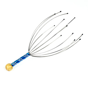 1 Stücke Kopf Massager Neck Massage Octopus Kopfhaut Stress Entspannen Spa Healing Legierung Kostenloser Versand