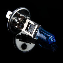 Load image into Gallery viewer, Halogen Bulb 12V 55W 5000K Dark Blue Quartz Glass Car HeadLight Lamp Super White (2 PCS)