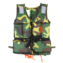 Load image into Gallery viewer, Children Adult Life Vest Jacket Swimming Boating Beach Outdoor Survival Aid Safety Jacket for Kid with Whistle