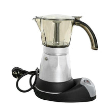 Load image into Gallery viewer, 300ml Portable Electric Coffee Maker Stainless Steel Espresso Mocha Coffee Pot Percolator Tools Filter Italian Espresso Machine