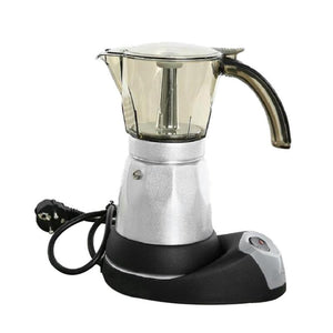 300ml Portable Electric Coffee Maker Stainless Steel Espresso Mocha Coffee Pot Percolator Tools Filter Italian Espresso Machine