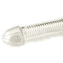 Load image into Gallery viewer, Reusable Delay Condoms vibrator Sleeve cock Ring dotted Cover Penis erection Impotence Extensions dildo GSpot porn Sex toys Men