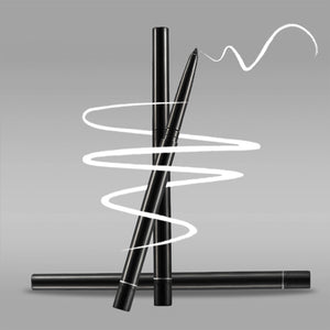 1Pcs Double-use Natural Eyebrow Pencil Eye Liner Waterproof Sweat-proof Black Automatically Rotates Makeup Pen  by Allumyth