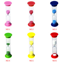 Load image into Gallery viewer, 2 Minute Sandglass Colorful Small Hourglass 120 Second Timer Creative Birthday Gifts for Children