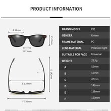 Load image into Gallery viewer, Classic Polarized Sunglasses Men Women Brand Design Driving Square Frame Sun Glasses Male Goggle