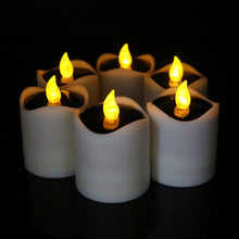 Load image into Gallery viewer, Solar Powered LED Candle Light Yellow Flicker Tea Lamp Festival Wedding Romantic Decor