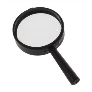 Leziky Top Handheld Reading 5X Magnifier Hand Held Magnifying 25mm Mini Pocket Magnifying Glass Children Magnifying Glass