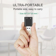 Laden Sie das Bild in den Galerie-Viewer, Herkisy Externe USB-Audio-Soundkarte, USB auf 3,5-mm-Buchse, Konverter, Kopfhöreradapter, Mikrofon, Soundkarte, Headsets, virtuelles 7.1-Kanal-Mikrofon