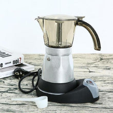 Load image into Gallery viewer, 300ml Portable Electric Coffee Maker Stainless Steel Espresso Mocha Coffee Pot Percolator Tools Filter Italian Espresso Machine