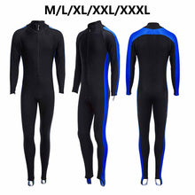 Laden Sie das Bild in den Galerie-Viewer, Unisex Ganzkörper-Tauchanzug Männer Frauen Tauchanzug Schwimmen Surfen UV-Schutz Schnorcheln Speerfischen Neoprenanzug