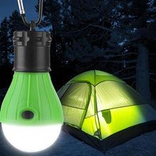 Load image into Gallery viewer, 3LED Tent Hanging Lamp 3 Modes Outdoor SOS Emergency Carabiner Bulb Light Emergency Light Lantern Hiking Energy Saving Lamp