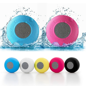 Mini Wireless Bluetooth Lautsprecher Freisprecheinrichtung Wasserdicht Auto Badezimmer Büro Strand Stereo Subwoofer Musik Lautsprecher Mit Saugnapf