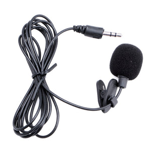 Paukis Universal Portable 3.5mm Mini Mic Microphone Hands Free Clip on Microphone Mini Audio Mic For PC Laptop Lound Speaker