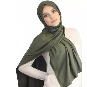 Multicolor Soft Cotton Muslim Headscarf Instant Hijab Jersey Scarf femme musulman hijabs Islamic shawls and wraps Head Scarves by Keepink