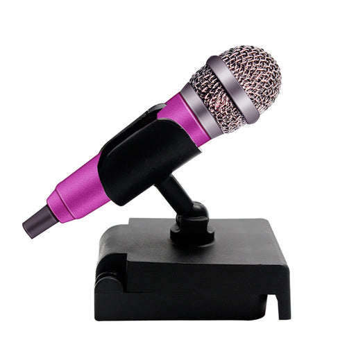 Paloca 4Color Handheld Mic Portable Mini 3.5mm Stereo Studio Microphone For Laptop PC Desktop Mic KTV Karaoke 5.5cm*1.8cm