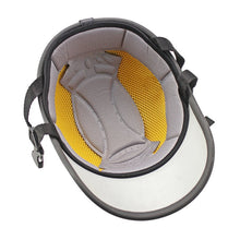 Laden Sie das Bild in den Galerie-Viewer, Neu - Motorrad-Lederhelme Fahrrad-Roller Halboffener Schutzhelm Schutzhelm-Sicherheit Unisex Rennhelm Baseballkappe
