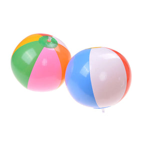 Untimid Aufblasbarer bunter Strandsportball, 23 cm, für Schwimmbad, Party, Wasserspiel, Luftballons, Ball, lustiges Kinderspielzeug