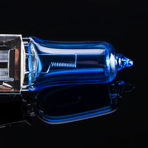 Halogen Bulb 12V 55W 5000K Dark Blue Quartz Glass Car HeadLight Lamp Super White (2 PCS)