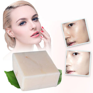 Vermlia Handmade Rice Milk Soap Moisturizing Agents Acne Soap Thailand Collagen Vitamin Skin Whitening Bathing Tool Skin Care Soap