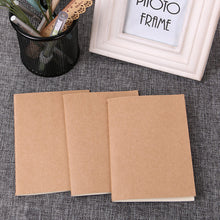 Laden Sie das Bild in den Galerie-Viewer, 1PC Rindsleder Papier Vintage Abdeckung Reise Journal Notebook Leere Notizblock Büro Schule Schreibwaren