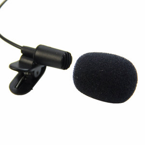 Paukis Universal Portable 3.5mm Mini Mic Microphone Hands Free Clip on Microphone Mini Audio Mic For PC Laptop Lound Speaker