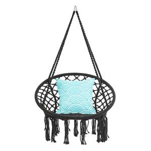 Round Hammock Chair Outdoor Indoor Dormitory Bedroom Yard For Child Adult Swinging Hanging Single Safety Chair Hammock by Ridwiwa