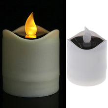Load image into Gallery viewer, Solar Powered LED Candle Light Yellow Flicker Tea Lamp Festival Wedding Romantic Decor