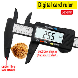 Oyhiccy Digital Electronic Carbon Fiber Vernier Caliper Gauge Micrometer Measuring Tool