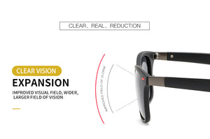 Klassische polarisierte Sonnenbrille Männer Frauen Markendesign Fahren quadratischen Rahmen Sonnenbrille männliche Schutzbrille