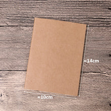 Laden Sie das Bild in den Galerie-Viewer, 1PC Rindsleder Papier Vintage Abdeckung Reise Journal Notebook Leere Notizblock Büro Schule Schreibwaren