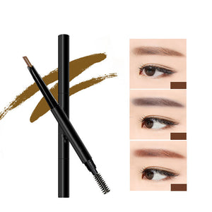 Umatuty New 4 Color Eyebrow Pencil Natural Waterproof Rotating Automatic Eyeliner Eye Brow Pencil with Brush Beauty Cosmetic Tool by Umatuty