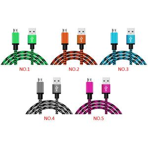Guzinc Micro USB Cable Short Fast Charging Nylon USB Sync Data Cord obile Phone Android Adapter Charger Cable for xiaomi Samsung s7 8