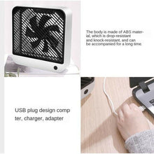 Load image into Gallery viewer, Desktop Square Fan Electric Fan Folding Telescopic Floor Fan Desktop Fan Desktop Air Conditioner Cooler