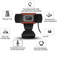 Load image into Gallery viewer, HD 1080P Webcam PC Mini USB 2.0 Web Camera With Microphone USB Computer Camera For Live Streaming Webcam 1080P/480P